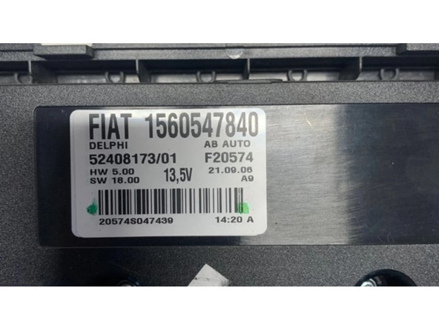 Блок управления климат-контролем 1560547840, 52408173 Alfa Romeo 159