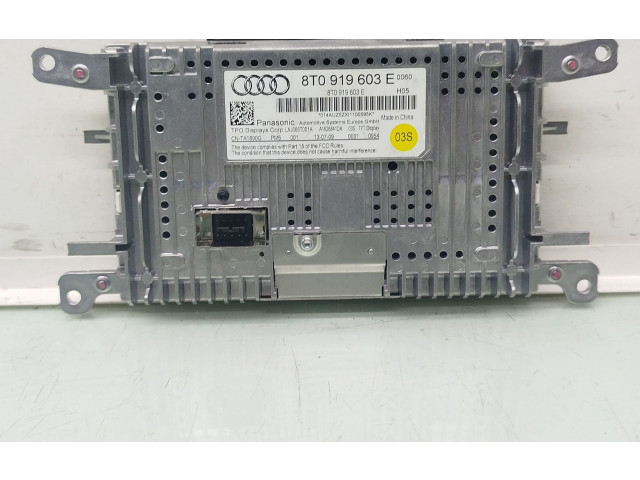 Дисплей 8T0919603E Audi Q5 SQ5