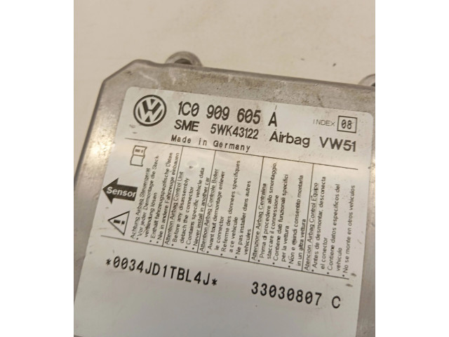 Блок подушек безопасности 1C0909605A, 33030807 Volkswagen Transporter - Caravelle T5