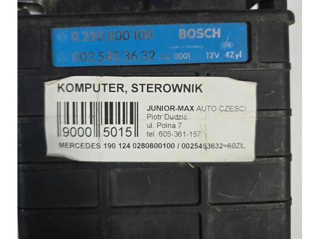 Блок управления двигателя 0025453632, 605361157   Mercedes-Benz 190 W201