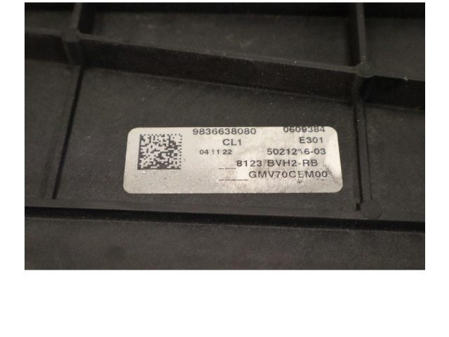 Электрический вентилятор радиаторов 9806313580 Peugeot Partner III