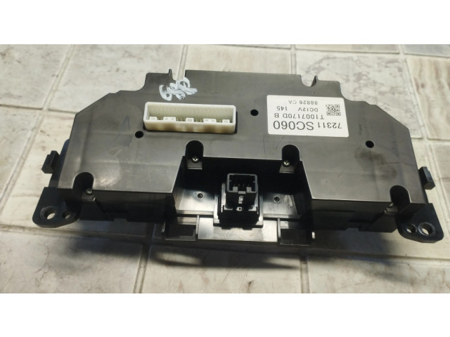 Блок управления климат-контролем 72311SC060, T1007170DB Subaru Forester SH