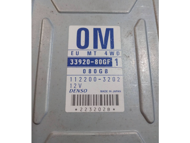 Řídící jednotka 33920-80GF, 1122003202 Suzuki Ignis 2001