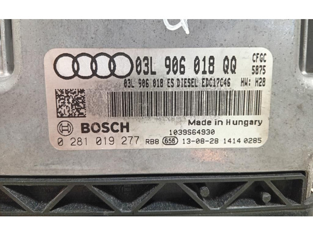 Блок управления впрыском 03L906018QQ, 03L906018QQ   Audi Q3 8U