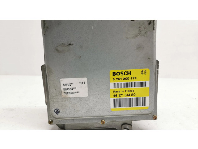 Блок управления двигателя 9617161480, 0261200676 Peugeot 306