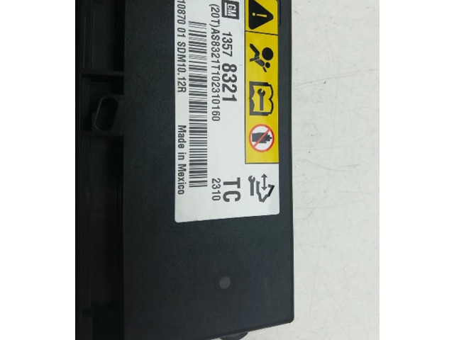 Блок подушек безопасности 13578321, 13578321 Saab 9-5