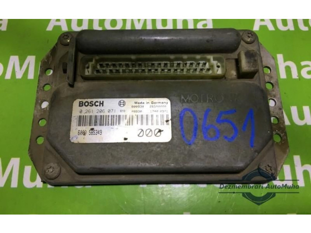 Блок управления двигателем ECU 0261206071, 6000585349 Dacia Nova
