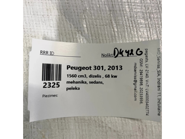 Zpětné zrcátko pravé Peugeot 301 2013 E4034419