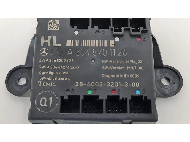 Блок управления 2840033201300, A2048701126 Citroen Berlingo