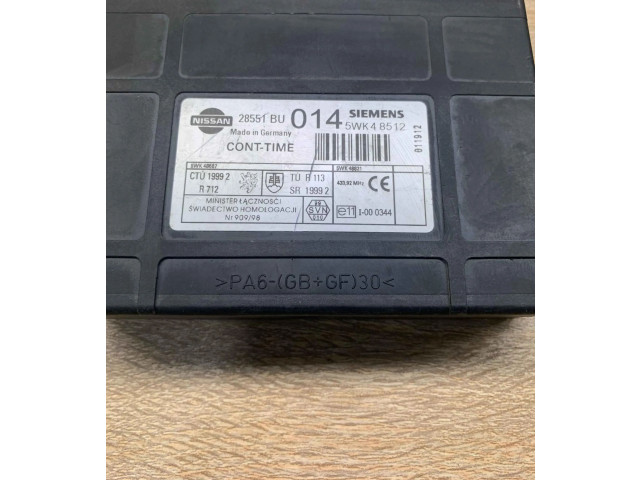 Блок комфорта 28551BU014, 5WK48512 Nissan Almera Tino