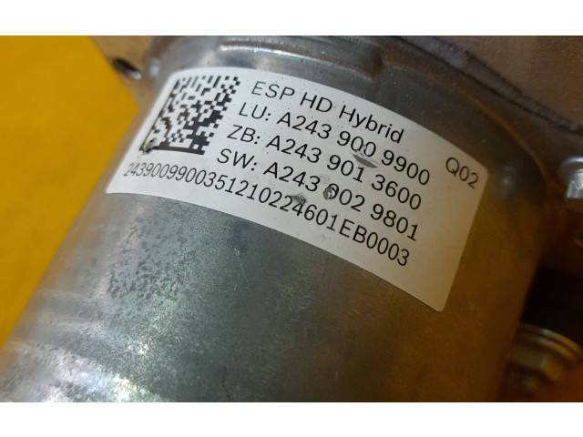 Jednotka ABS A2439009900, A2439009900 Mercedes-Benz GLA W156 2018