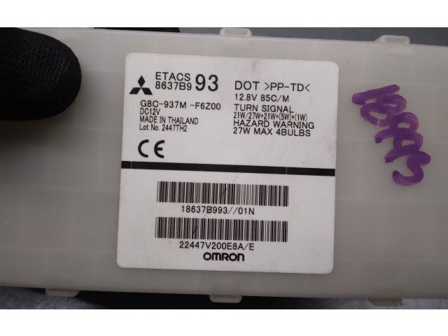 Модуль управления BSM 8637B993   Mitsubishi Mirage VI G4 Attrage    