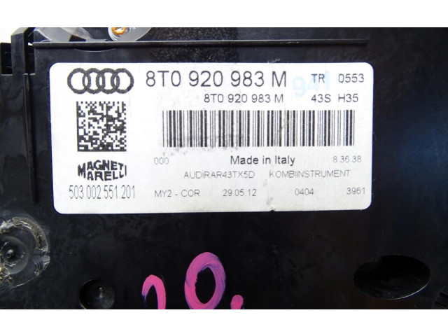 Přístrojová deska Audi A5 8T 8F 2012 8T0920983M