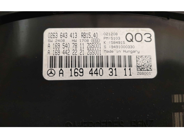 Панель приборов 1694403111, 1694403111 Mercedes-Benz A W169