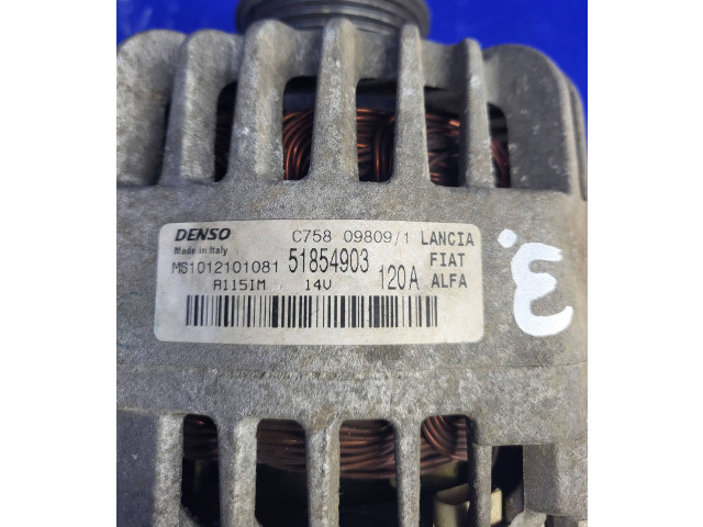 Генератор 51854903, MS1012101081 Alfa Romeo Giulietta 1.4