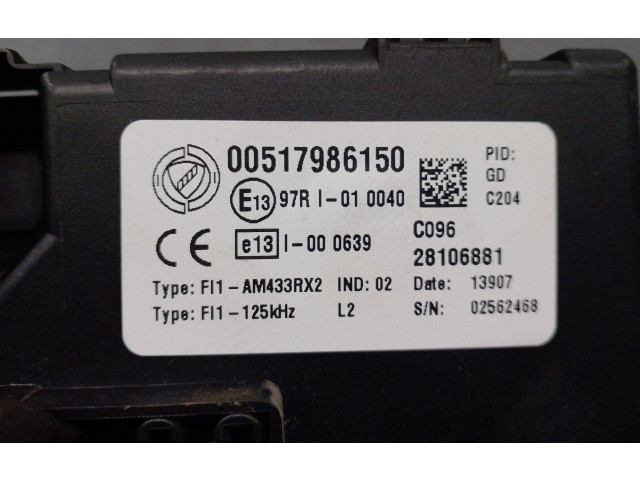 Pojistková skříňka Řídící jednotka BSM 00517986150, 28106881 Fiat Grande Punto 2007
