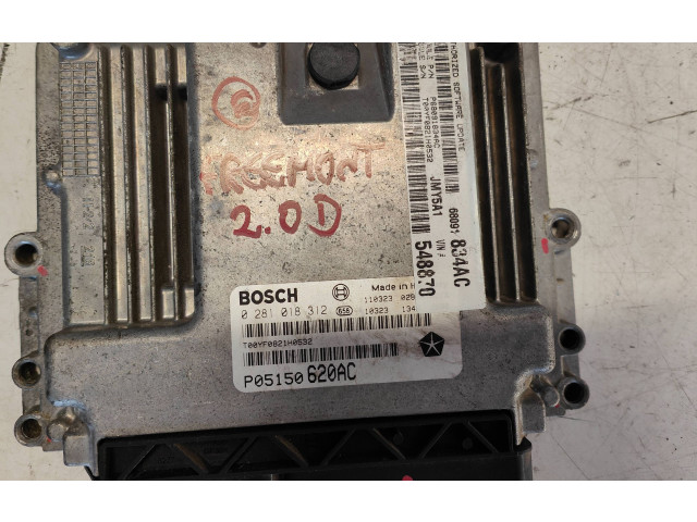 Блок управления двигателя 0281018312, P05150620AC Fiat Freemont
