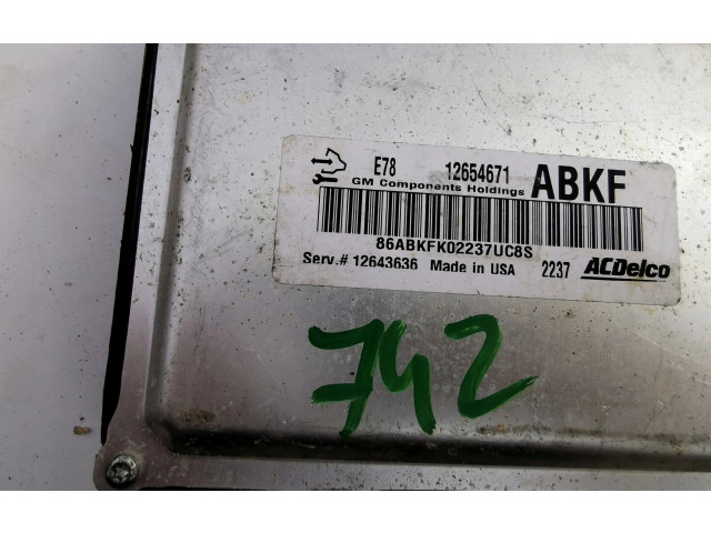 Комплект блоков управления 12654671, 12654671 12643636 Opel Ampera