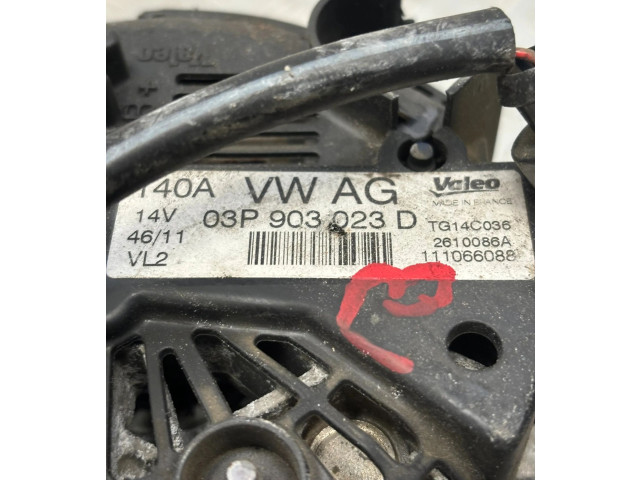 Генератор 03P903023D, 03P903023D   Skoda Fabia Mk2 (5J)  
