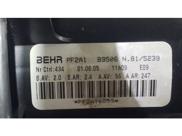 Вентилятор печки    PF2AF, B9506   Citroen C4 I