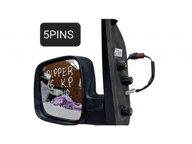 Zpětné zrcátko levé Peugeot Bipper 2016 735460571, 020004