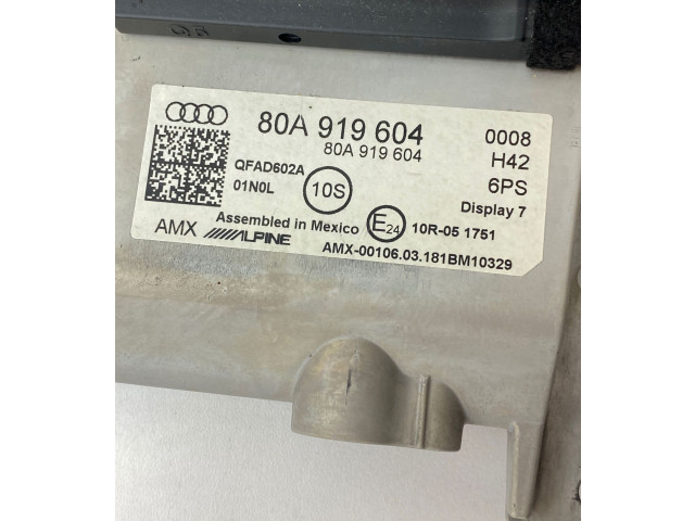 Дисплей 80A919604, QFAD602A Audi Q5 SQ5