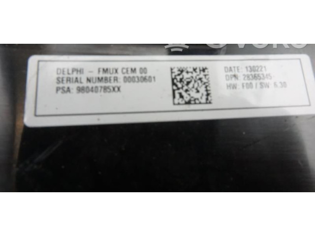 Блок управления климат-контролем 00006452V9 Citroen DS4