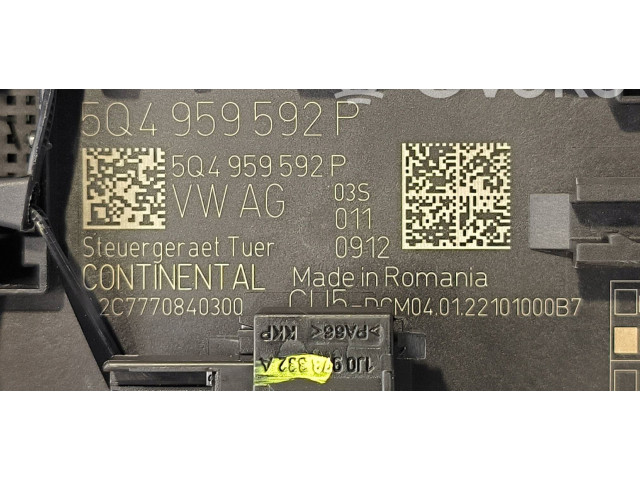 Модуль кузова 5Q4959592P   Skoda Karoq   для двигателя DPCA