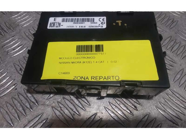 Řídící jednotka 284B2AX601 Nissan Micra C+C 2005