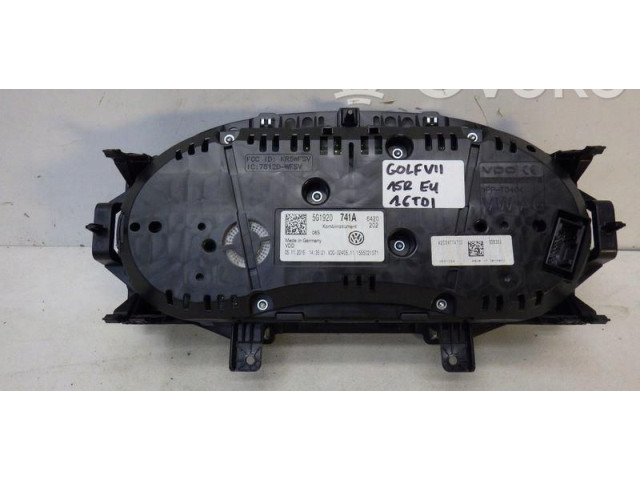 Панель приборов 5G1920741A Volkswagen Golf VII