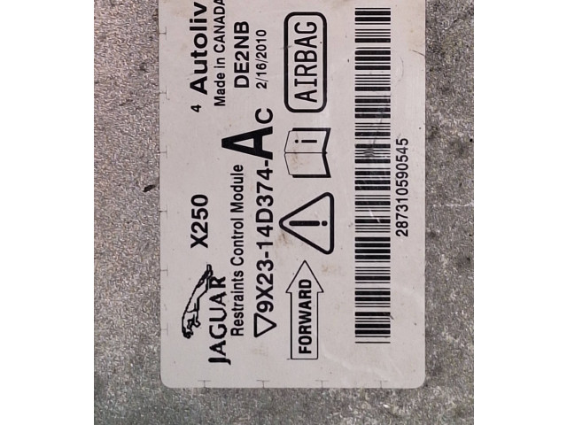 Блок подушек безопасности 9X2314D374, 287310590545 Jaguar XF X250