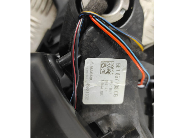 Зеркало электрическое Skoda Octavia Mk3 (5E) 2013 - 2019 года