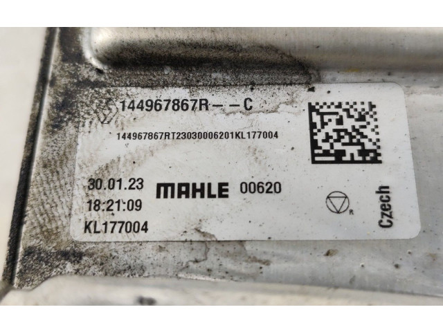 Интеркулер 144967867RC Dacia Duster II