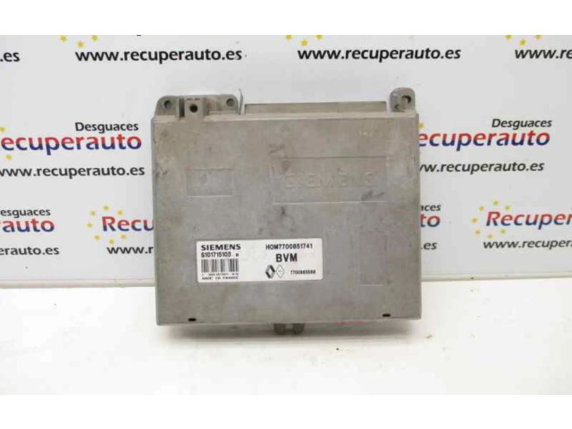 Блок управления двигателем Блок управления 7700863568 Renault Clio I