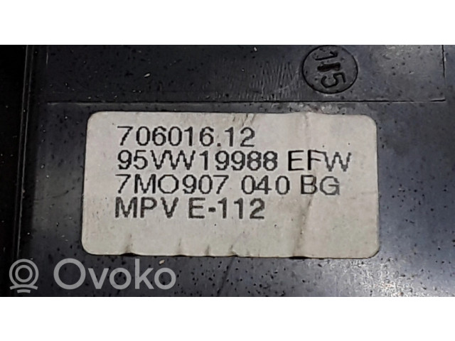 Блок управления климат-контролем 7MO907040BG, 95VW19988EFW Ford Galaxy