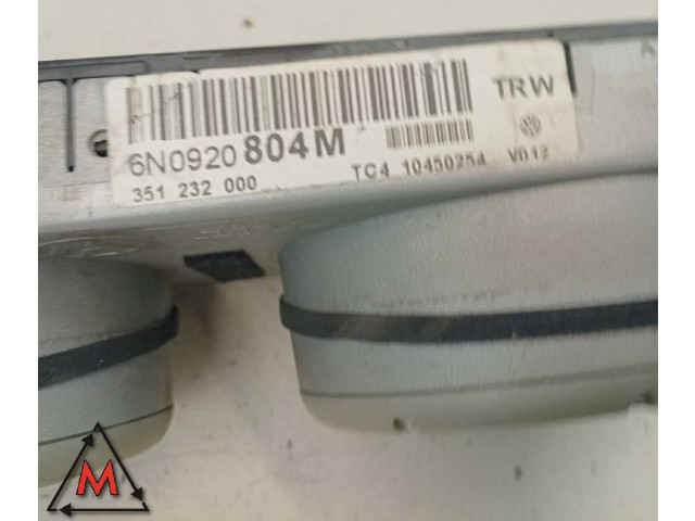 Přístrojová deska Volkswagen Polo III 6N 6N2 6NF 1999 6N0920804M, 351232000