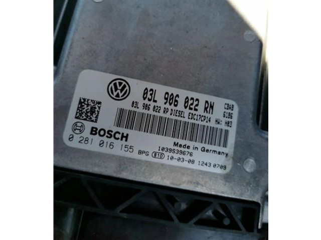 Řídící jednotka 3L906022RN, 281016155 Volkswagen Tiguan 2010