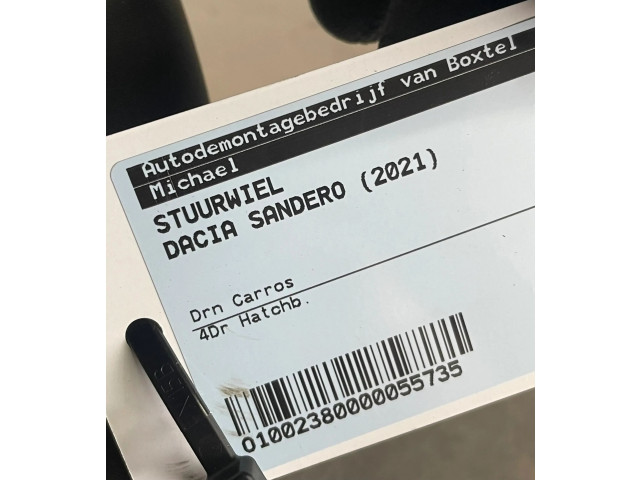 Руль Dacia Logan III  2020 -  года 484007828R, 484007828R      