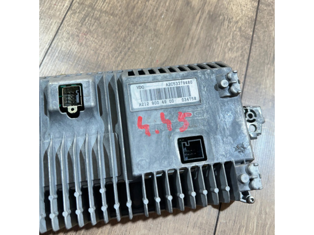 Дисплей    A2129010400, A2129028300   Mercedes-Benz E W212