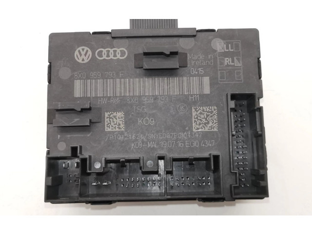 Блок управления двигателя 8X0959793F Audi Q3 8U