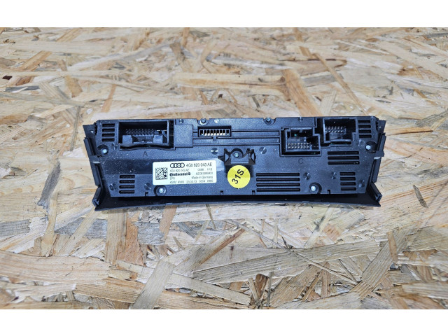 Блок управления климат-контролем 4G0820043AE Audi A6 S6 C7 4G