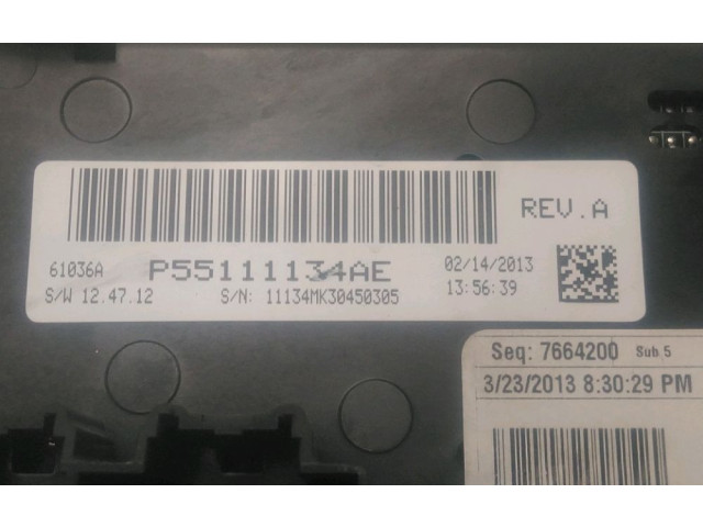 Блок управления климат-контролем 55111134AE   Jeep Compass