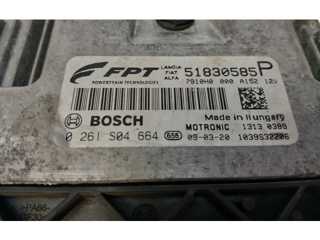 Řídící jednotka 51830585, 0261S04664 Alfa Romeo Mito 2009