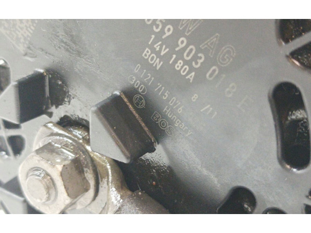 Генератор 059903018E, 0121715076   Audi A6 S6 C6 4F      