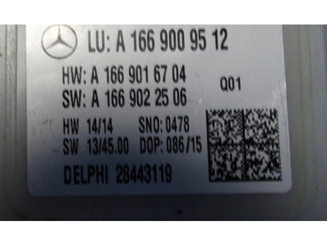 Блок управления A1669009512w166   Mercedes-Benz GLE (W166 - C292)