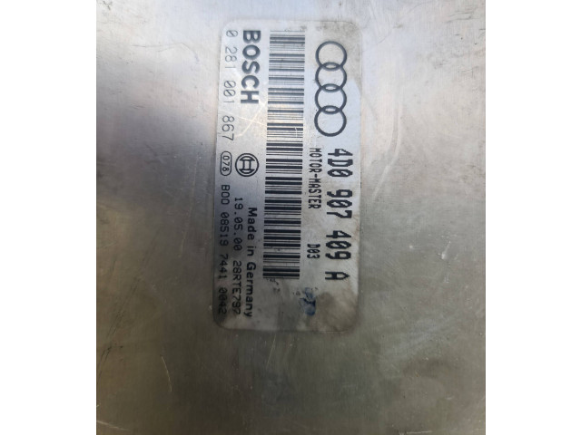 Блок управления двигателя 4D0907409C, 0281010900 Audi A8 S8 D2 4D