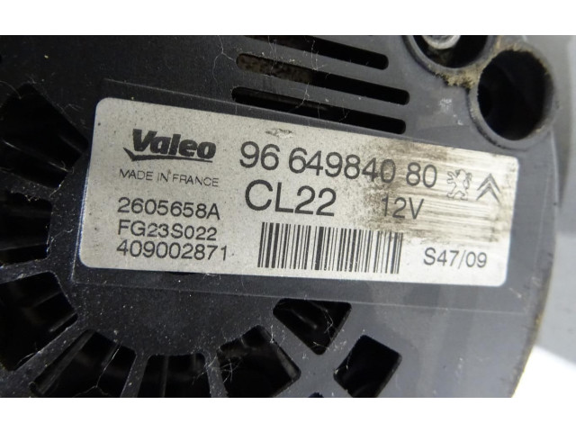 Генератор 9678049580, 011697 Citroen C5