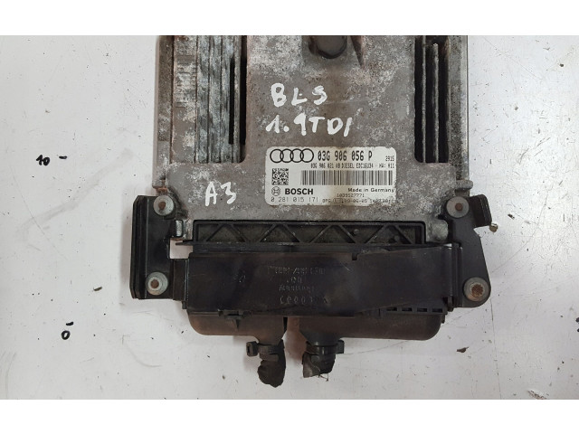 Блок управления двигателя 03G906056P Audi A3 S3 8P