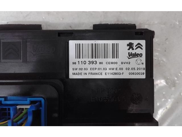 Блок управления двигателя 9811039380 Citroen C3 Aircross