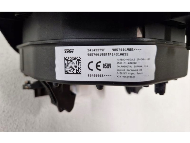Подушка безопасности водителя 985700198R Renault Trafic III (X82)